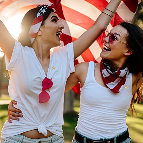 Kenning 60 Pieces Star Badge Lapel Pins Veterans Day Star Pins for Backpacks Badge Military Award Labor Day Brooches2