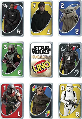 Uno Star Wars The Mandalorian Card Game, Travel Game In Collectible Storage Tin & Special Rule, 2-10 Players (Amazon Exclusive) #TOP5
