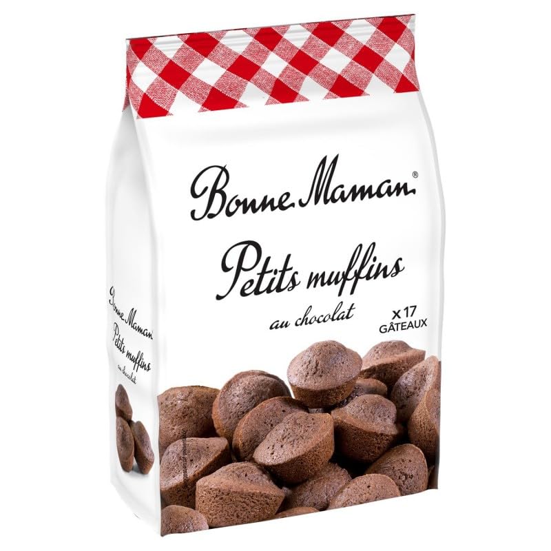 BONNE MAMAN - Petits Muffins Chocolat Moelleux de 235g Pour une Pause Gourmande et Douce. - Lot De 4 - Vendu Par Lot