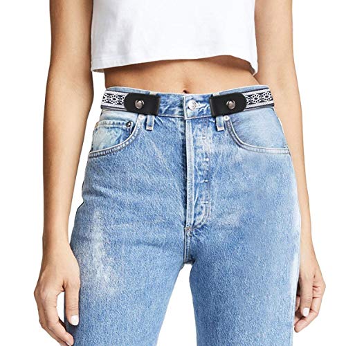 Volwco Cintura Senza Fibbia per Uomo Donna