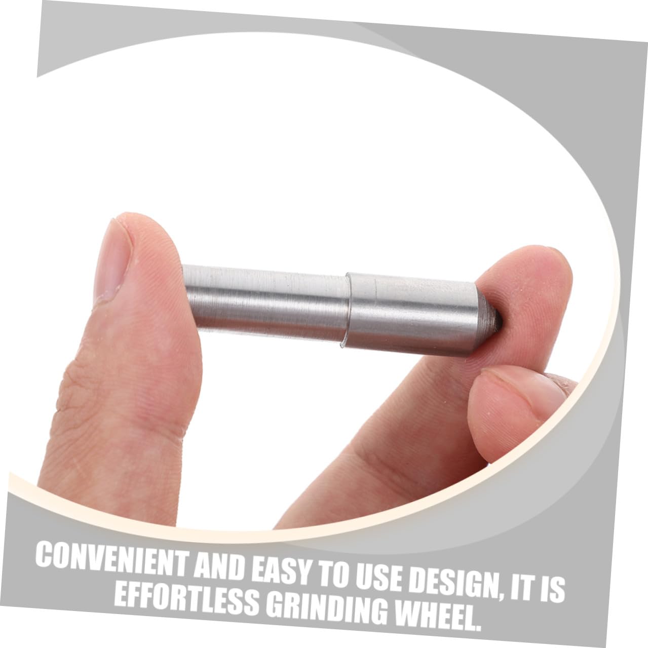 POPETPOP Dresseur de Meule Durabilité Exceptionnelle Efficacité de Coupe Améliorée Diamant en Alliage D'aluminium Argenté et Outil de Meulage Précis