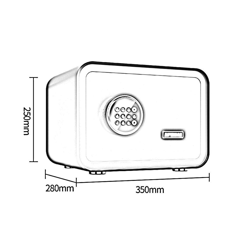 cassaforte, Antifurto Piccola casa 2 c Ufficio INT TH Parete/INT Chiudi Hote Bo Cabinet(White)