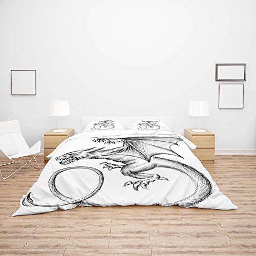 Parure de lit premium CHEHONG en microfibre de polyester ultra douce - 4