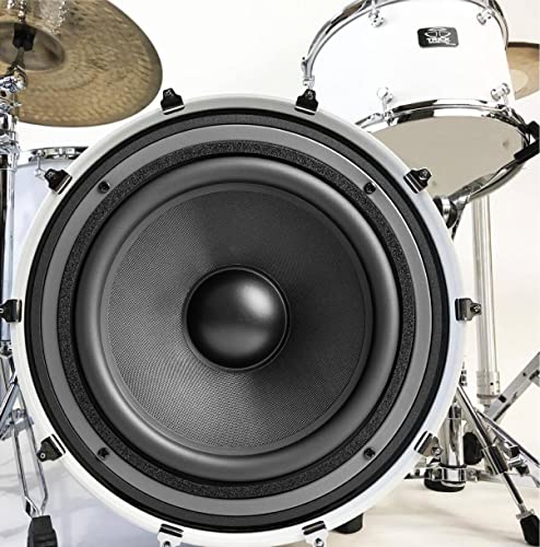 Stickit Graphix Subwoofer Bass Drum Head Skin Decal - Graphic Drumhead Sticker for Drum Kit DIY...