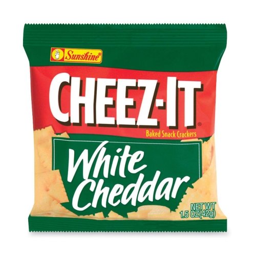 Galletas Cheez-It Queso Cheddar Blanco - 8 Bolsas de 1.5 oz