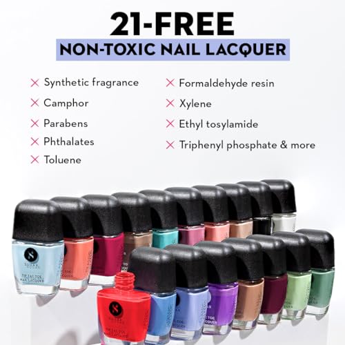 Image of SUGAR Cosmetics Tip Tac Toe Nail Lacquer Classic | Long-lasting, 100% Chip-resistant & Glossy Finish | 10ml - 28 Joyful Jam - 9ml