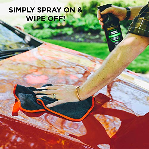 TriNova Waterless Car Wash and Wax Kit - Bug Remover - Clean and Protect Paint of Truck, SUV, Boat, RV or Vehicle with one Quick Application. Concentrated Formula for Best Value