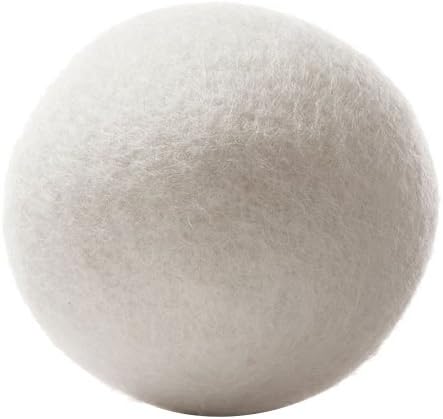 2.75" Australian Wool Dryer Balls,Reusable Soft Laundry Balls,Help to Soften and Dry Clothes,Reduce Wrinkles 6 Pack