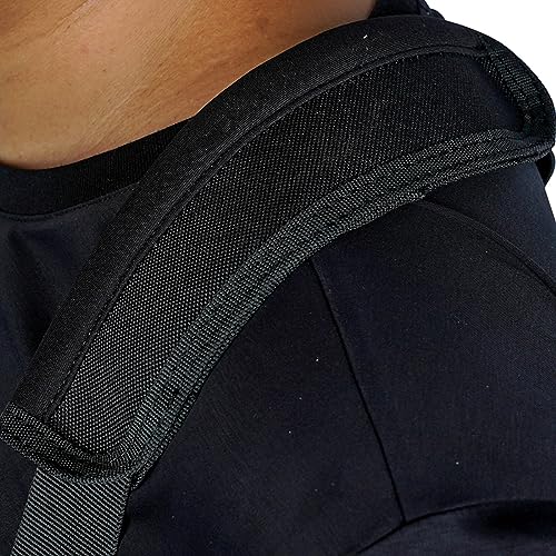 KUNN Tactical Duty Belt Suspenders with Metal Hook,Men Padded Police Harness for Duty Belt,Black - Thumbnail 4