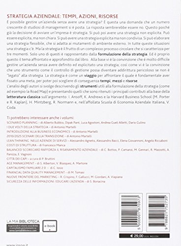 Strategia Aziendale: Tempi, Azioni, Risorse - 2