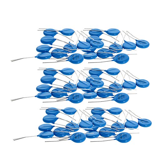 Fielect 140Pcs Radial Lead Disc Varistors AC 510V 14D511K/F7.5/L24 Voltage Dependent Resistors for Electronic Precision Instruments