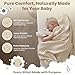 Little Dedi 100% Organic Cotton Baby Knitted Blanket with Gift Box - Soft Toddler, Crib, Stroller Blanket - Neutral Swaddle and Receiving Blanket for Newborns, 30