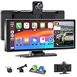 ディスプレイオーディオ 4Kフロントカメラ と1080Pリアカメラ付き 10.26 カーオーディオ ワイヤレス接続 carplay/android auto カーナビ 音声コントロール対応/ナビゲーション対応/音楽再生対応/車載Bluetoothオーディオ出力対応/AUX出力対応/FM出力対応/内蔵スピーカー搭載/ミラーリング機能対応/簡単取り付け、各種車種に対応 日本語説明書