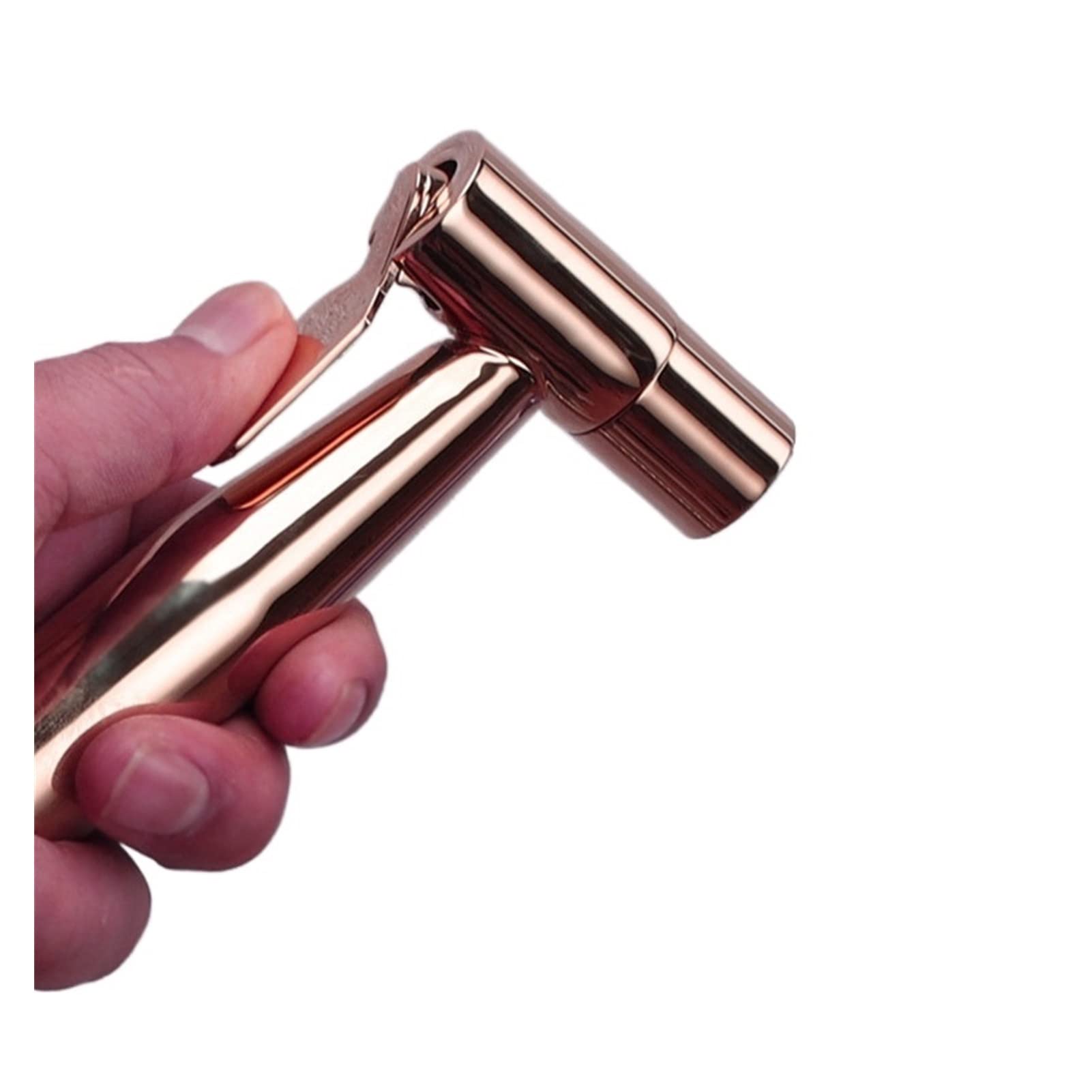 Ręcznie HELD BIDET Opryskiwacz Douche WC Zestaw Różowy Złoty Mosiądz Shattaf Głowica Prysznicowa Set Jet Bidet Faucet, Wodnooszczędny(Bidet faucet set B)