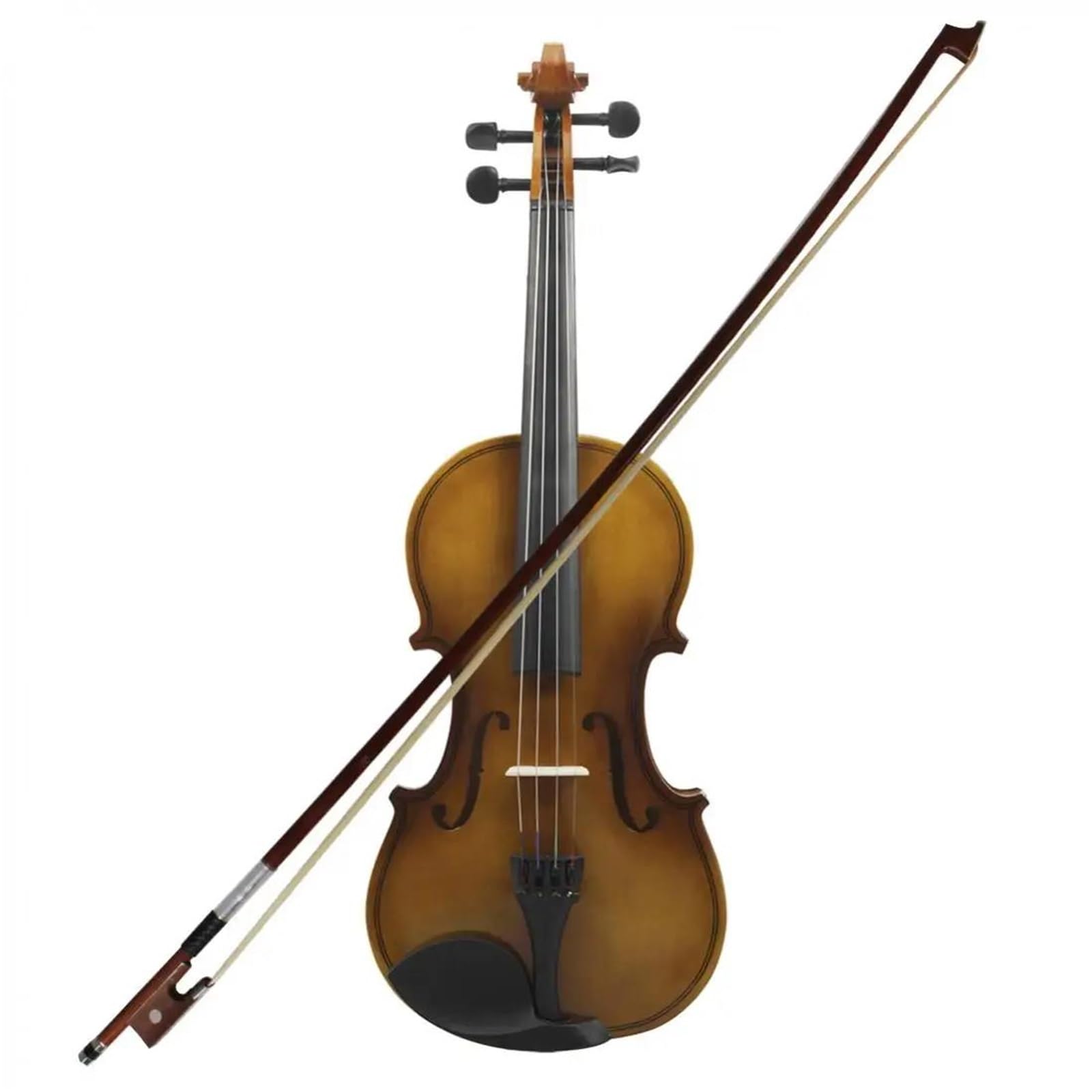 Violino Acustico 4/4 In Stile Retrò Per Principianti Di Violino Con Custodia/archetto