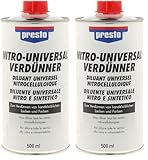 presto Nitro-Universalverdünner 500ml, 1 Stück, 171635 (Packung mit 2)