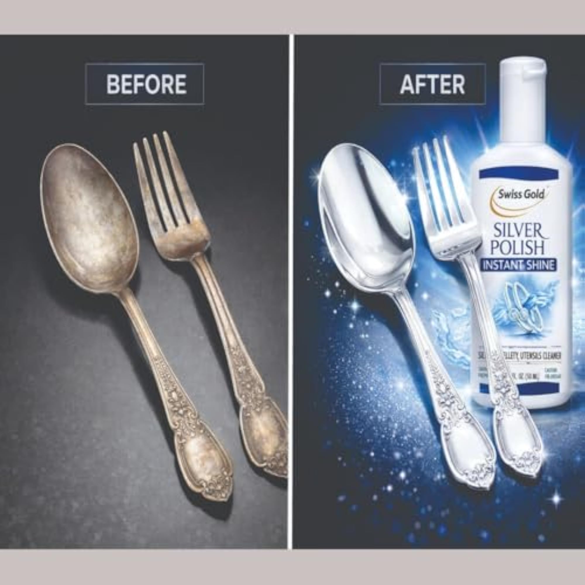 Instant Jewellery Cleaning Liquid 50ml, Tarnish Remover