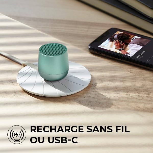 Mini enceinte Bluetooth Lexon Mino+ bronze portable pour smartphone - 6