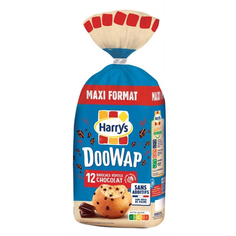 HARRYS - Doo Wap Chocolat Sans Additif 480G - ( Lot De 4 )