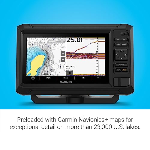 Image of Garmin ECHOMAP UHD2 73sv Ice Fishing Bundle with Garmin Navionics+ Maps for U.S. Inland