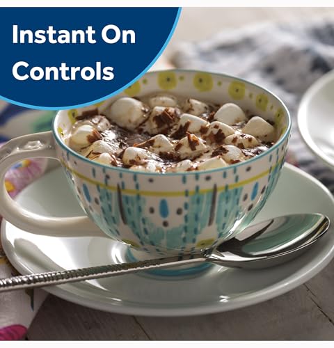 GE Countertop Microwave Oven, 1,150-watt Capacity, 1.6 Cubic Ft., 8 Auto Setting Cooking Settings, Child-Lock Technology, Kitchen Essentials for the Countertop, Dorm Room or Apartment, Stainless Steel - Image 5