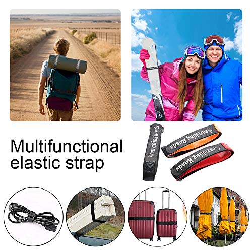 Searching Roads Bike Rack Strap,6Pack Adjustable Bicycle Wheel Stabilizer Straps with Stonger Gel Grip Keep The Bicycle Wheel from Spinning - Thumbnail 2