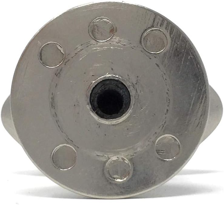 MADOL Oval Cabinet Pull Knob 3/4"(19.13mm)Diameter, Satin Nickel Ideal for desk and kitchen cabinets. Comes with screws-Jaladera Redonda Zinc Alloy Nickel Satinado Diametro 19.13mm (25 pack)[C0365-25]