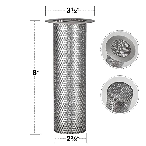 Colador comercial para desagüe de piso 3 pulgadas acero inox miniatura 2