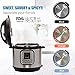 STYDDI 3 Pack 8qt Silicone Sealing Ring for Instant Pot, Replacement Seal Gasket for Instant Pot 8 Quart Model, Fits Duo 8 Quart, Crisp 8 Quart, Duo Plus 8 Quart, Whisper Quiet 8 Quart, Pro 8 Quart