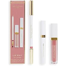 Revolution Pro Vegan Dudak Seti, Stripped, Kalem Formu, Dudak Parlat c s