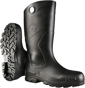 Dunlop Protective Footwear Mens Modern rain Boots, Black, Size 11 US