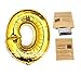 Helium Foil Digital balloons ,birthday holidays weddin party supply Golden 40"0