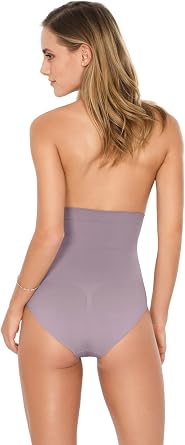 plie Pli Womens's Abdominal Panty, Flattens Abdomen and Shapes Waistline, Improves Posture and Gives Lumbar Support, Double Silicone Waistline Strap