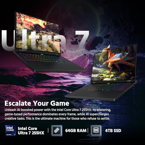 Legion Pro 5i 16" WQXGA 165Hz OLED AI-Powered Gaming Laptop, Intel 20-Core Ultra7 255HX, GeForce RTX 5070 8GB GDDR7, 64GB RAM, 4TB PCIe SSD, retroilluminato, Win 11 Pro, Nero, 1TB Docking - Notebook - Immagine 2