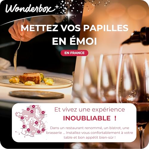 Coffret cadeau Wonderbox plaisirs gourmands : le présent idéal à offrir