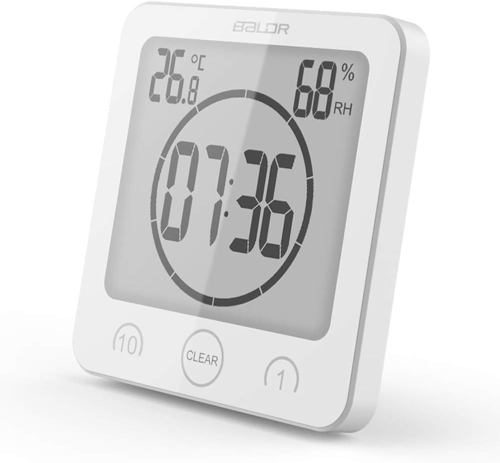 orologio digitale per la doccia del bagno