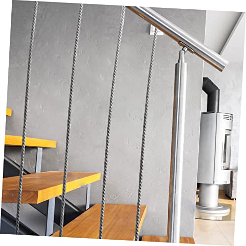 Câble acier inoxydable durable haute résistance et bagues alu