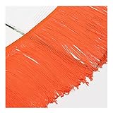 Décoration de jupe : notre bordure à franges peut être utilisée pour décorer différents styles de jupes de danse, tels que : danse latine, valse, tango, samba, etc., convient pour le carnaval, la mascarade, le bal et d'autres occasions. Lorsque vous dansez, les franges sur la jupe bougent avec le mouvement de votre corps.