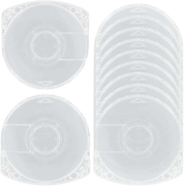 10Pcs Replacement Clear Game Disc Storage Shell for Sony PSP1000/2000/3000 PSP UMD Disc Case Shell Case Cover Protective Box