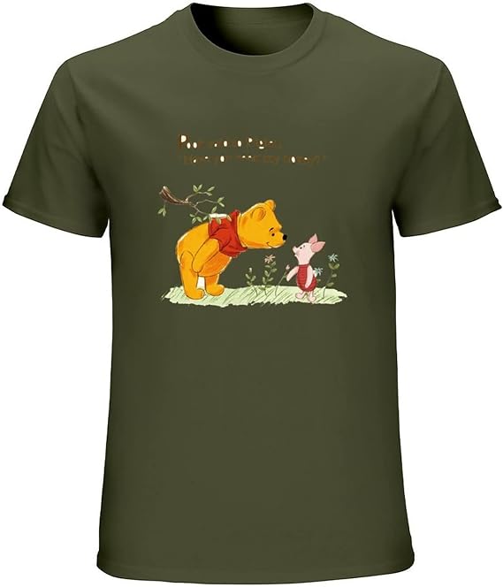 Amazon くまのプーさん Tシャツ おもしろ 半袖 おしゃれ Tシャツ 人気 肉厚生地 夏服 メンズ レディース 吸汗 肌着 アニメ キャラクター かわいい グッズ 通気性 透けない セット Tシャツ カットソー 通販