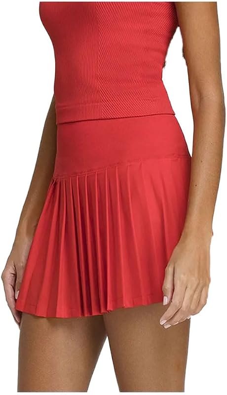 Midtown Womens Tennis Skirt - Infrared/S