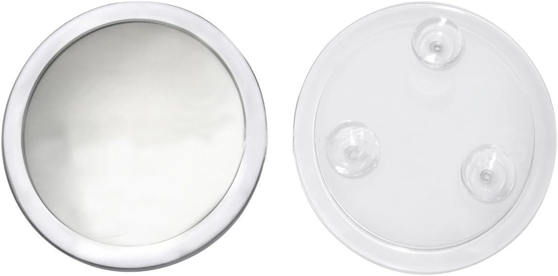 5X Magnifying Mirror with 3 Suction Cups Fixture 7 Inch Makeup Mirror