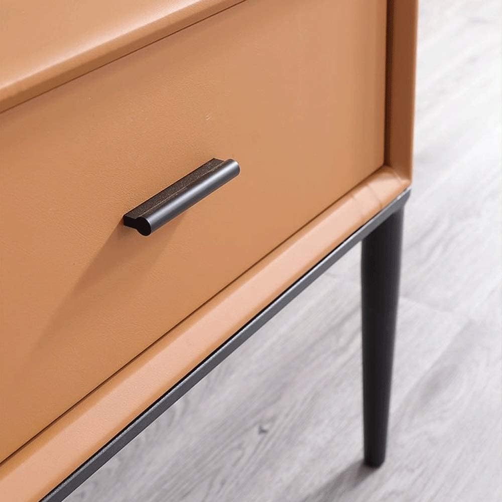 Side Table/End Table,Modern Minimalist Italian Style BedBedroom Furniture Italian Minimalist Bedside Cabinet Light Luxury Side CABI