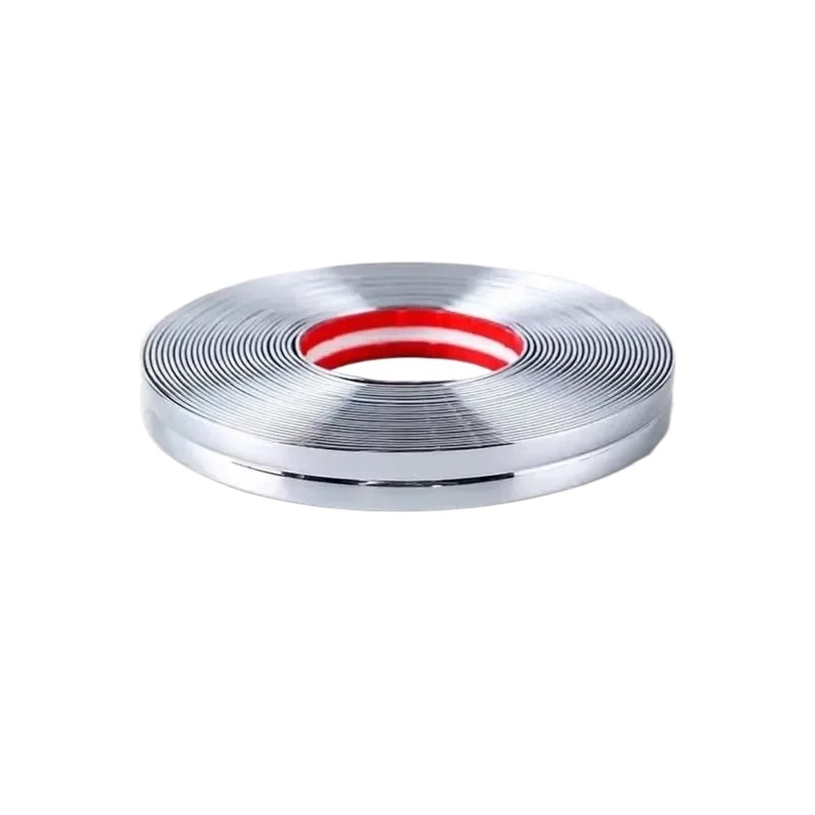 Tira autoadhesiva PVC 20mm plata para proteger bordes de mesas, ventanas y esquinas de armarios