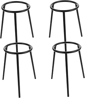 Uonlytech 8 Peças Lâmpada De Tripé Lâmpada Suporte De Lâmpada Tripé De Laboratório Suporte De Lâmpada Tripé Queimador Tripé Ferro Química Experimento Suprimentos Tripé De Laboratório