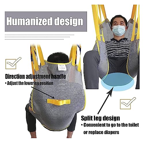 Correa de elevación para evitar dolor lumbar en transferencias de 230 kg 5