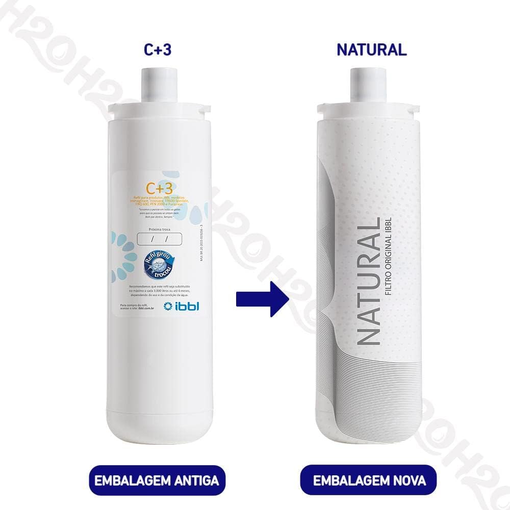 Refil Filtro C+3 Purificador de Água IBBL Original FR600 e Outros