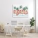Stupell Industries Florida Flamingo Pool with Green Tropical Palms Canvas Wall Art