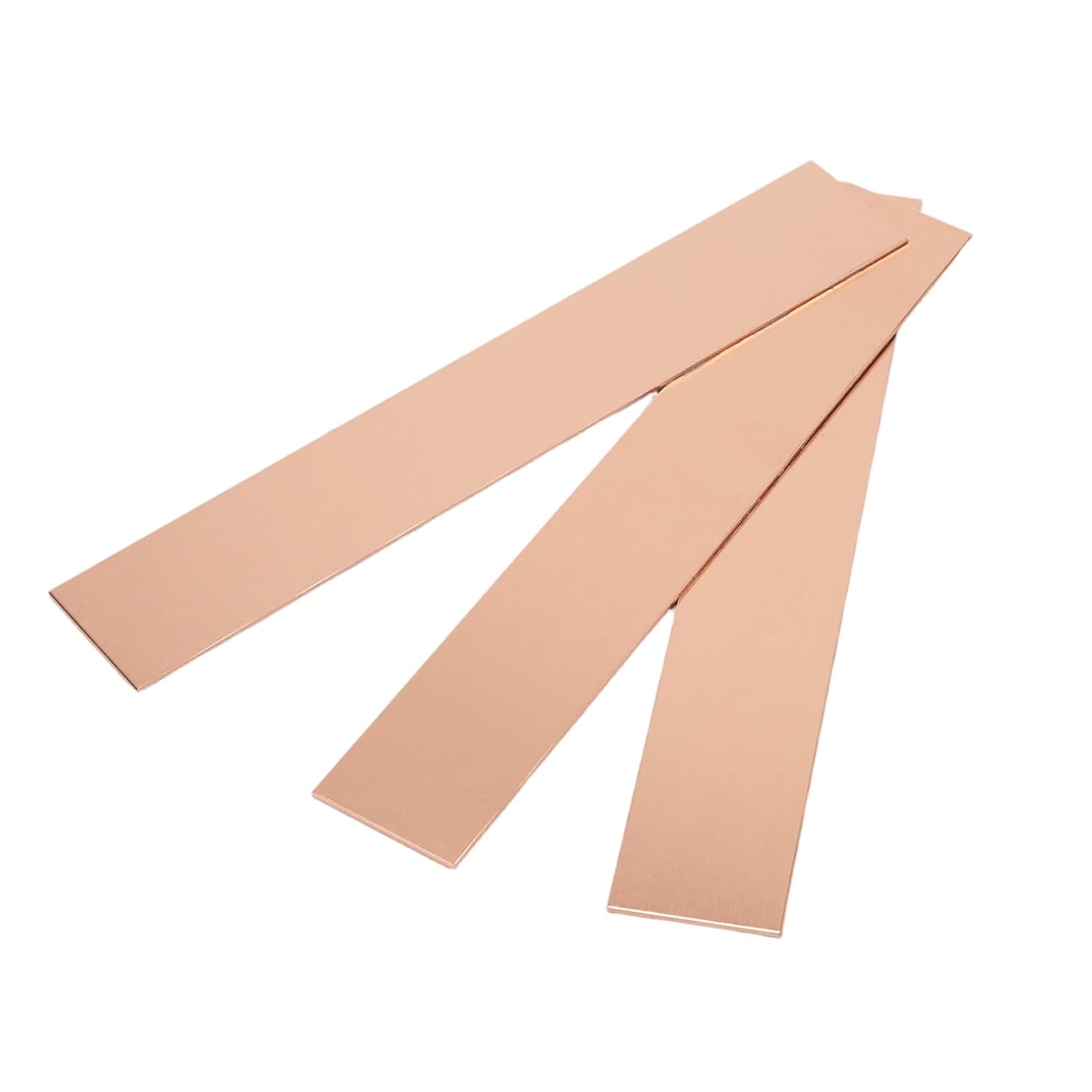 MANCHAP 30 PCS Copper Strip Sheet, 18 Gauge 1 x 6 x 0.04 inch Copper Anode Bar Stock Sheet Electrode Strip for Electroplating, DIY, Industrial, Jewelry