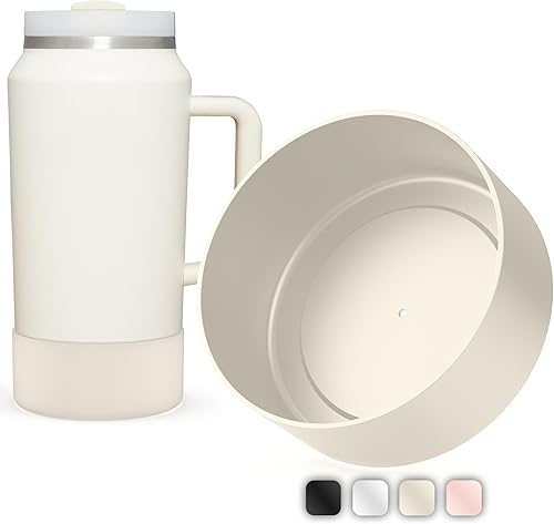 Bota para vaso Stanley Quencher H2.0 FlowState de 64 onzas con asa, silicona sin BPA, protector de manga para la parte inferior de la taza, protege